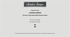 Desktop Screenshot of classics-hangar.de